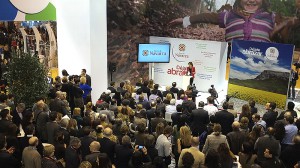 Yolanda Barcina en Fitur