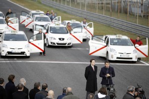 Taxis en Madrid con Ignacio González